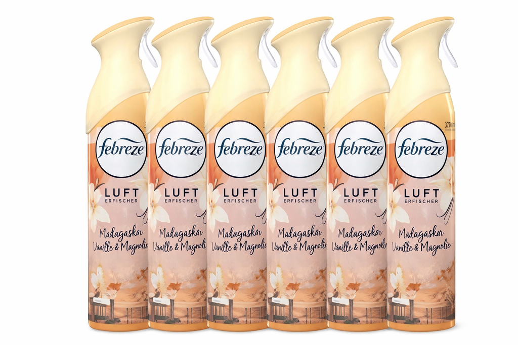 Febreze Luft Erfrischer 185ml  Madagaskar Vanille&Magnolieebreze 6 PACK